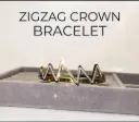 Zigzag Crown Bracelet